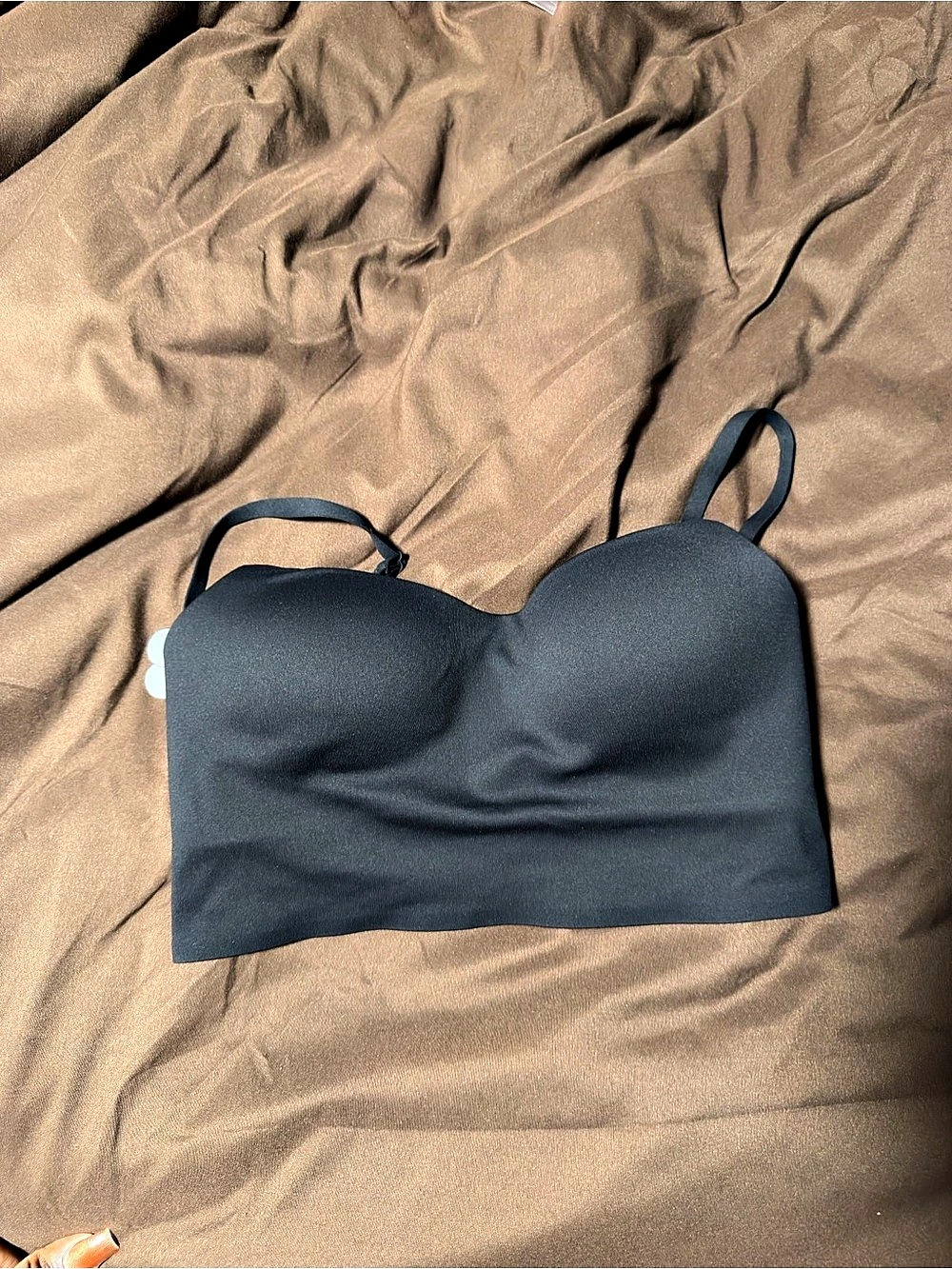 SKIMS Nike x SKIMS Matte Cami Longline Bra Black